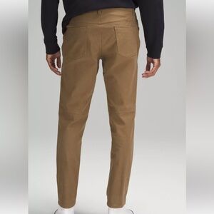 LULULEMON ABC CLASSIC FIT 5 POCKET UTILITECH MEN’S PANT SIZE 32x31 BROWN KHAKI